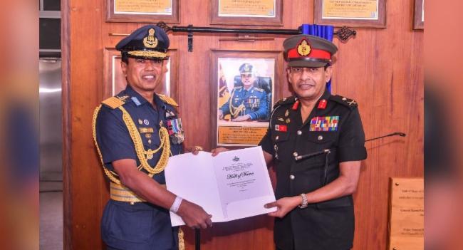 Air Force Commander inducted to KDU Hall of Fame